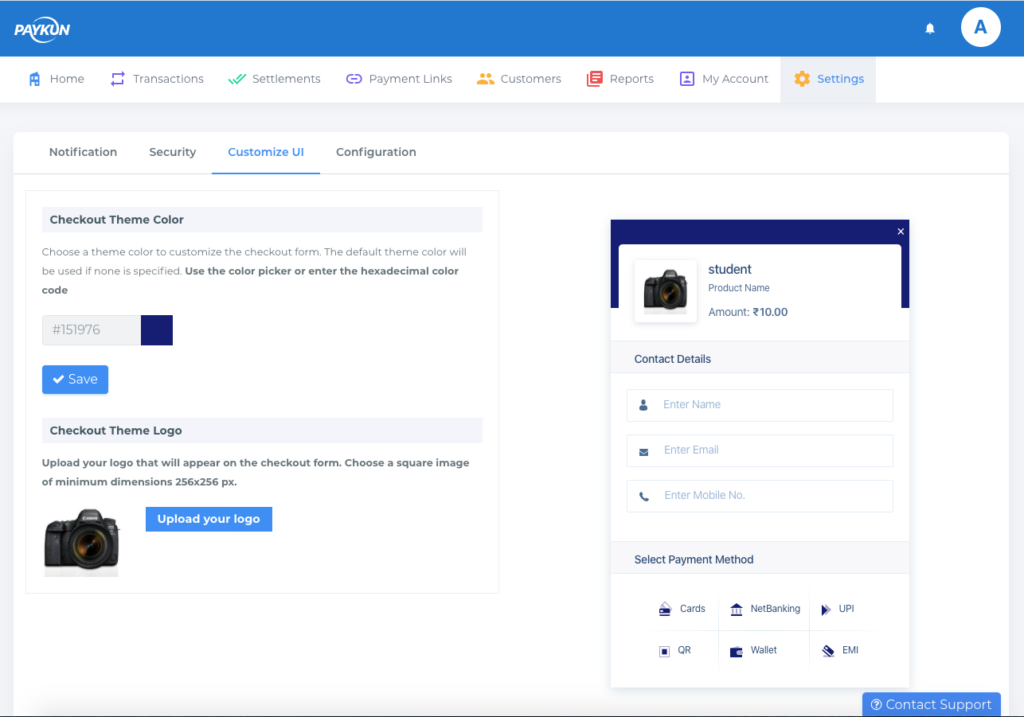 Customize-UI